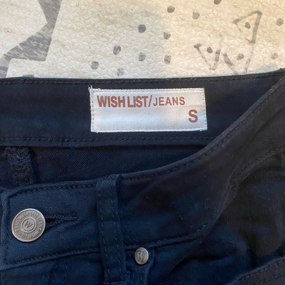 Wishlist black jeans with rips in front - Picture 2 of 3